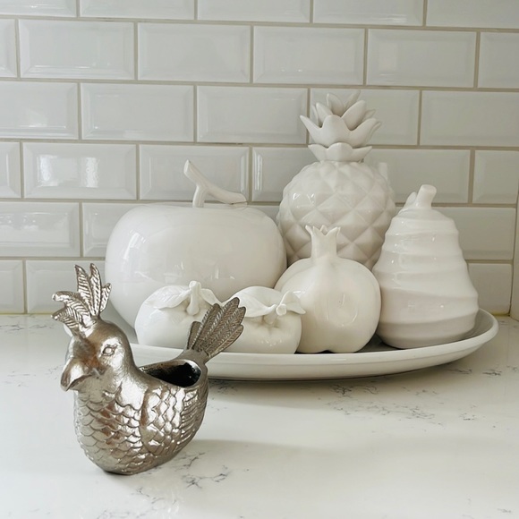 Small pewter rooster decor - Picture 3 of 11